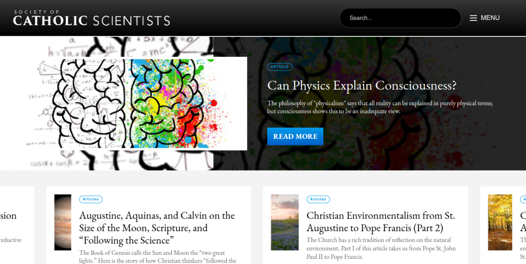 Society of Catholic Scientists (Web)